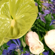 Image du produit Enterrement
fleurs deuil Gerbe Azur